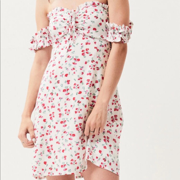 MINKPINK BURMA BLOOM MINI DRESS- XS - Picture 6 of 12